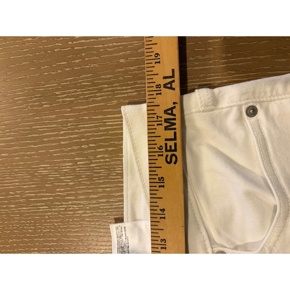 Banana Republic Vintage Stretch Skinny Jeans White Mid Rise Ankle 33/16 - Picture 4 of 8